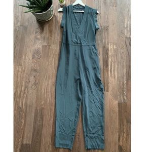Madewell 100% Silk Yates Jumpsuit With Pockets